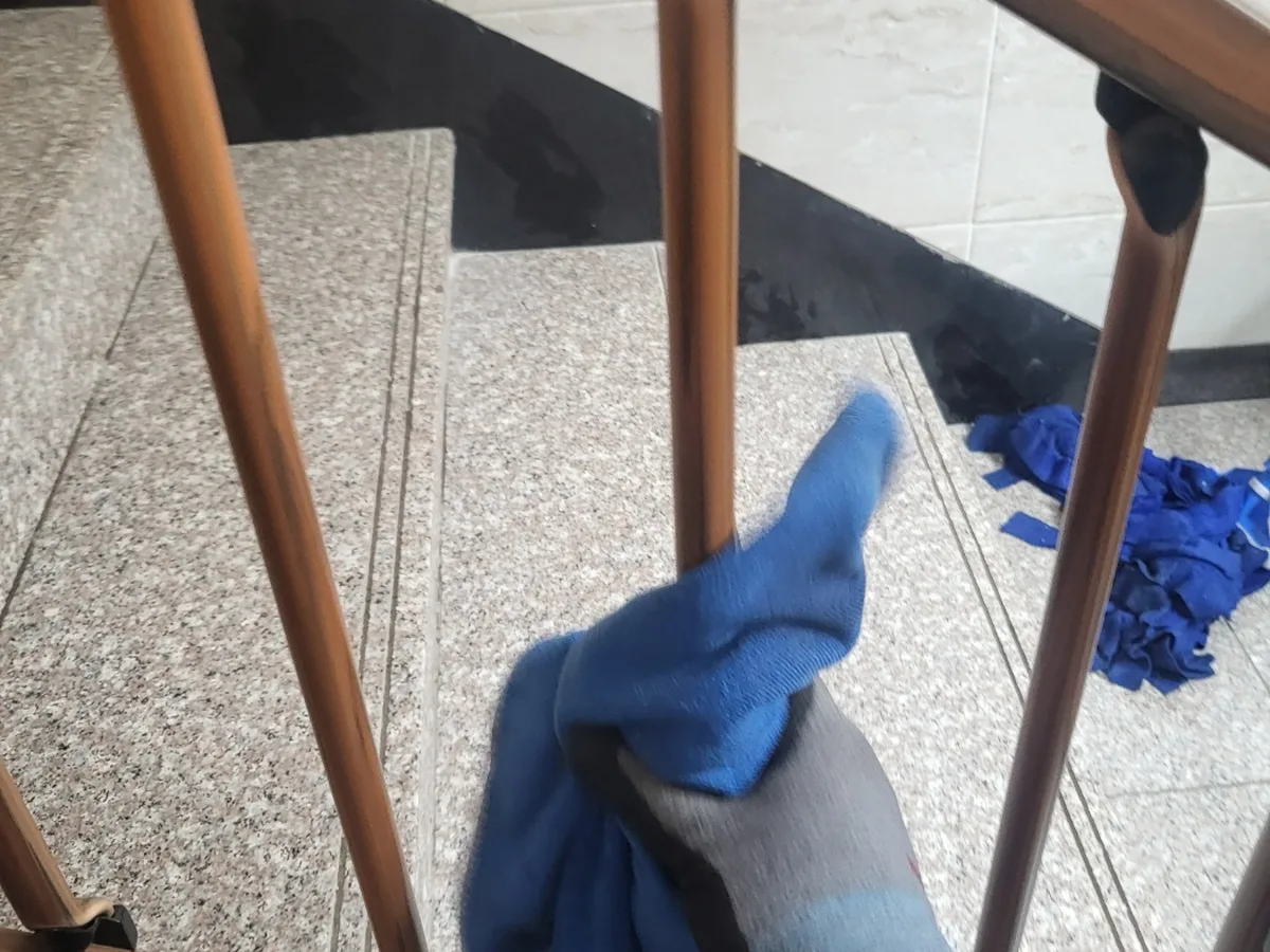 금산군 부리면 빌라 난간·손잡이 위생청소 사례 - 행진크린